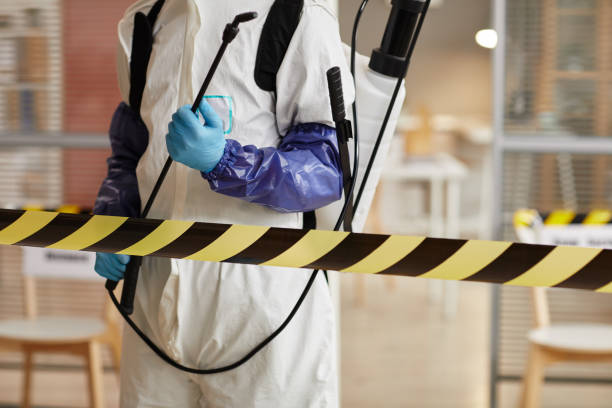 Professional Biohazard Cleanup technician working in Fort Lee, VA